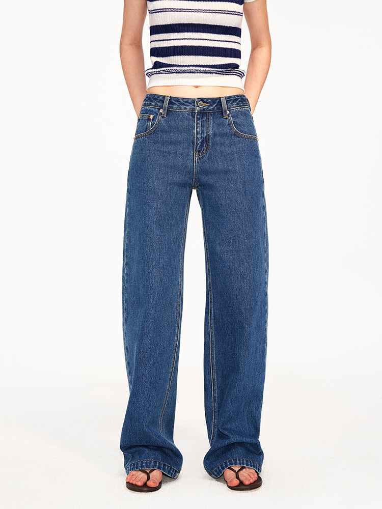 The Curved Low Rise Jeans
