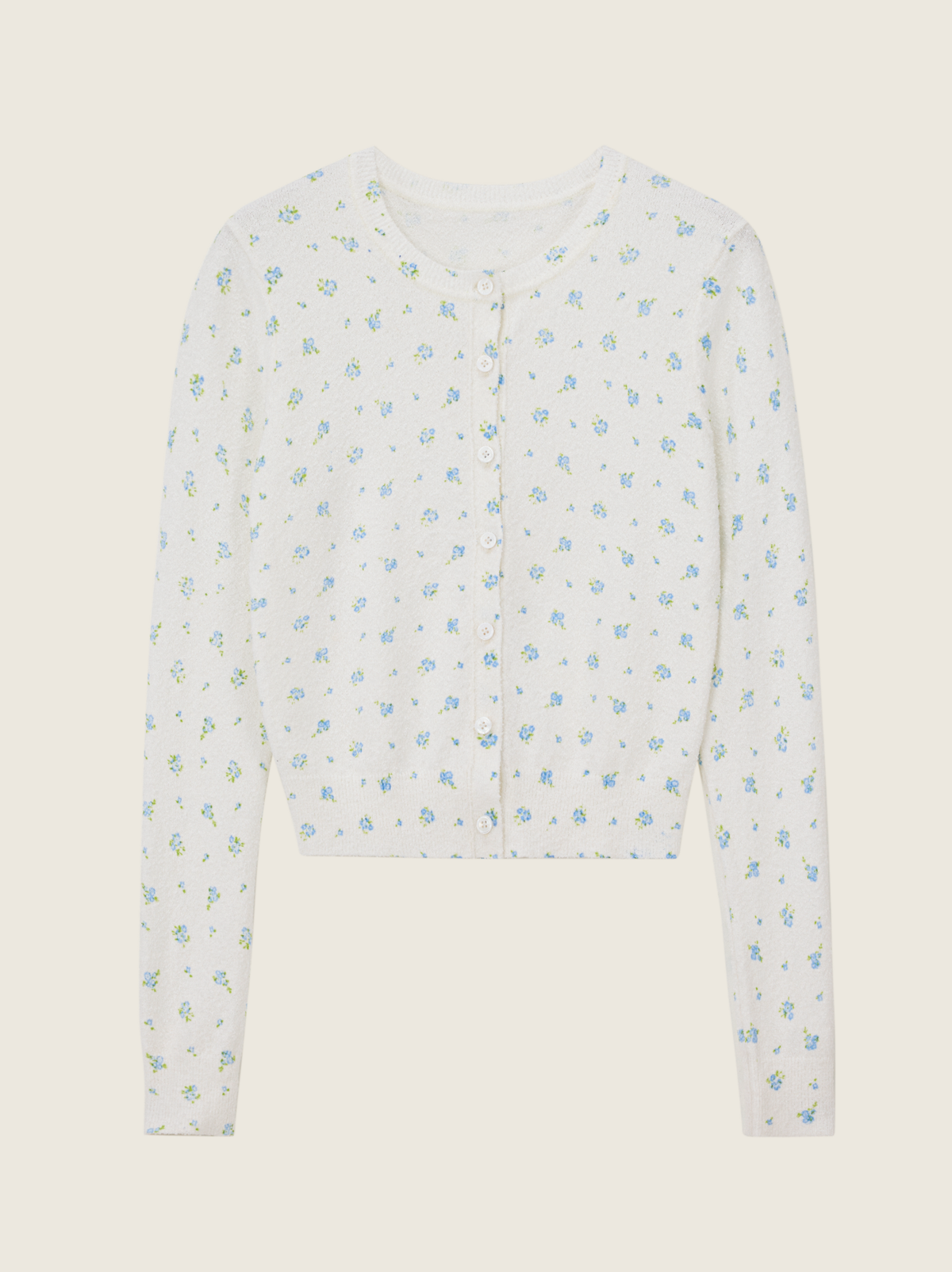 Floral Print Cardigan