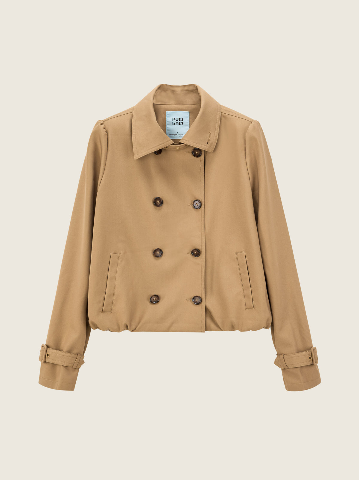 Petal Cropped Trench