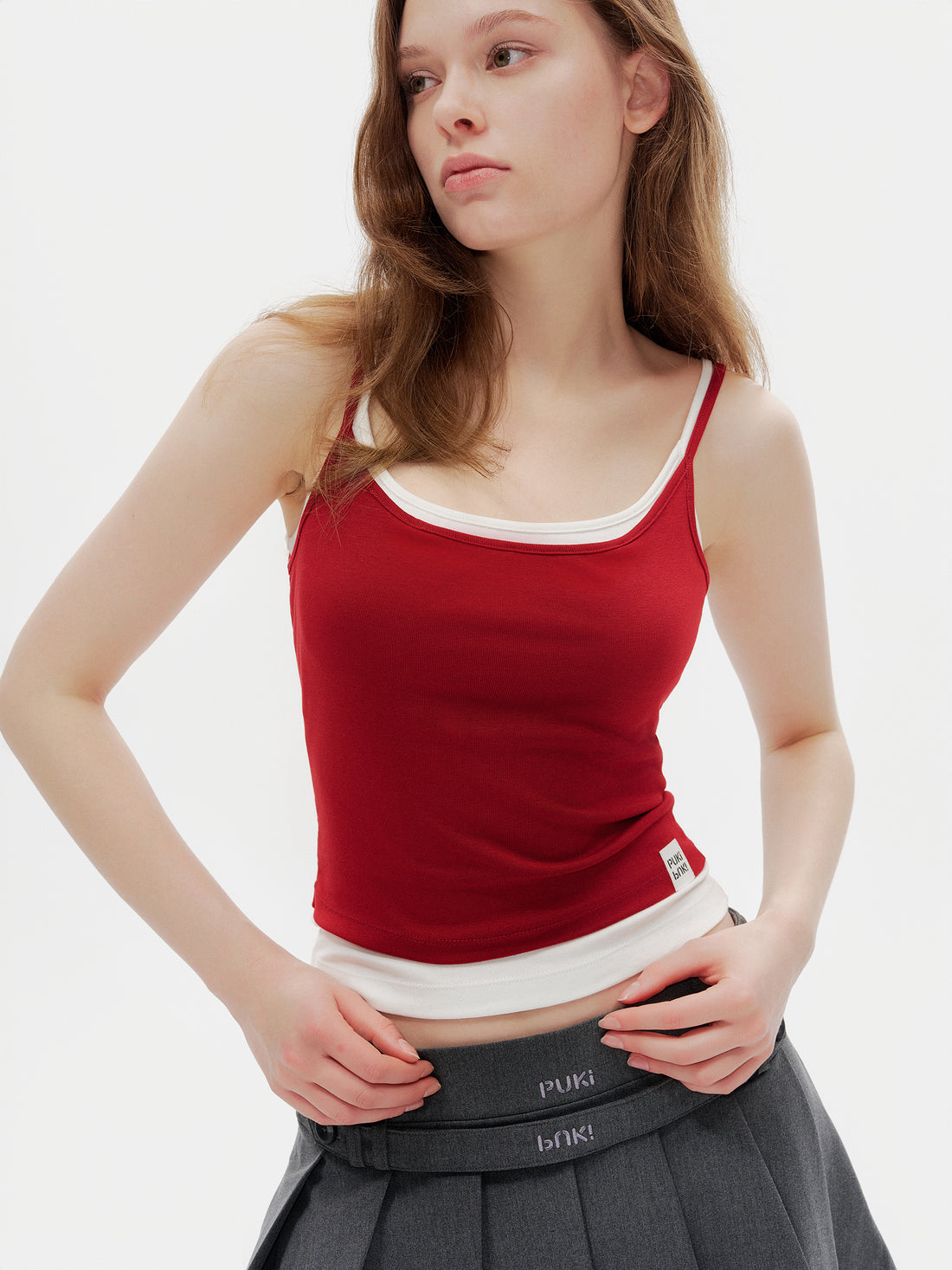 Layered Knit Cami Top