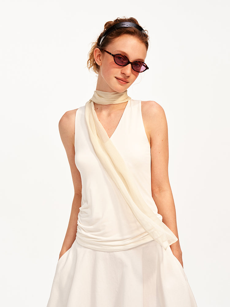 The Scarf Halter Top