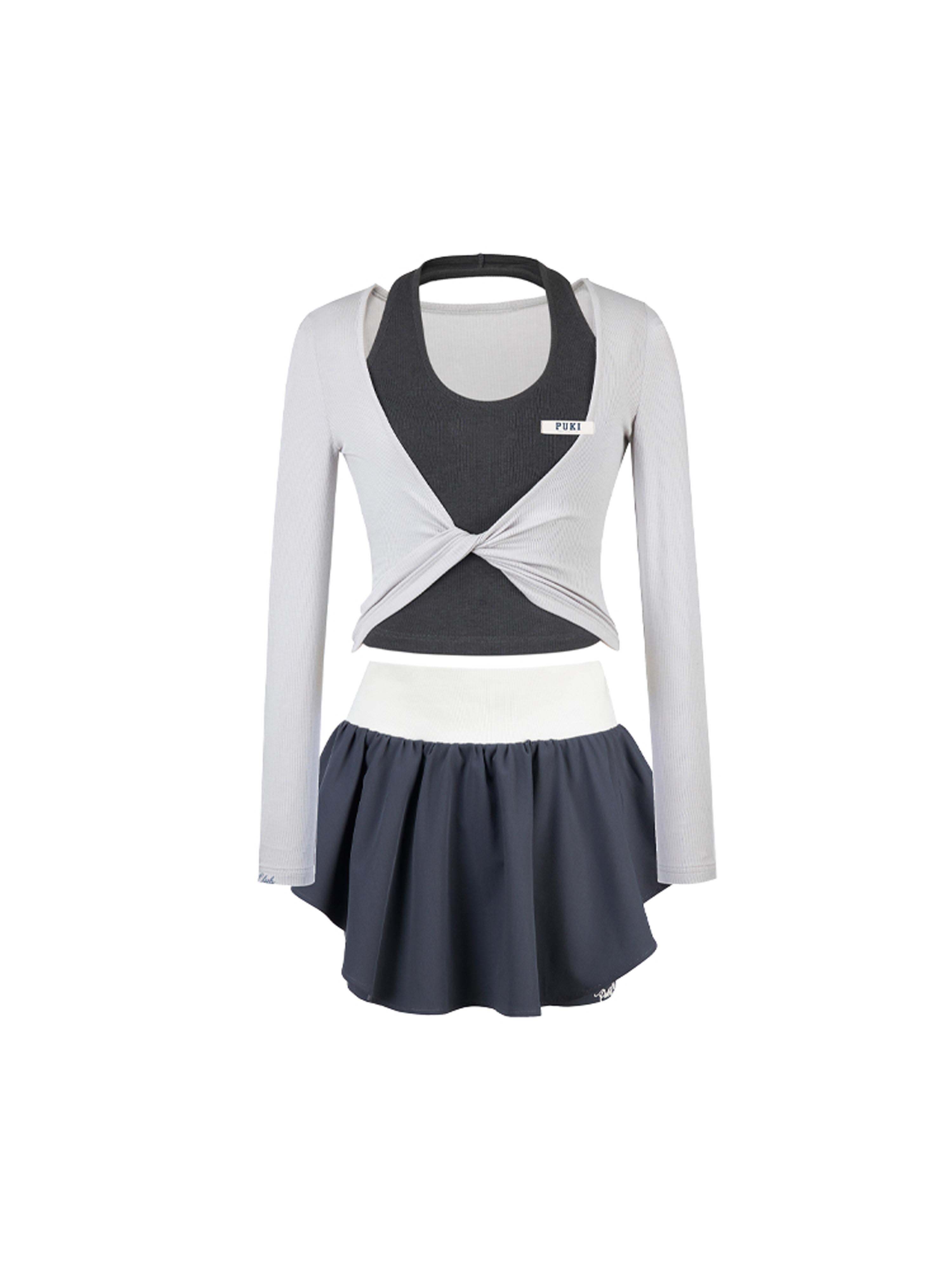 Ballet Halter Layered Set