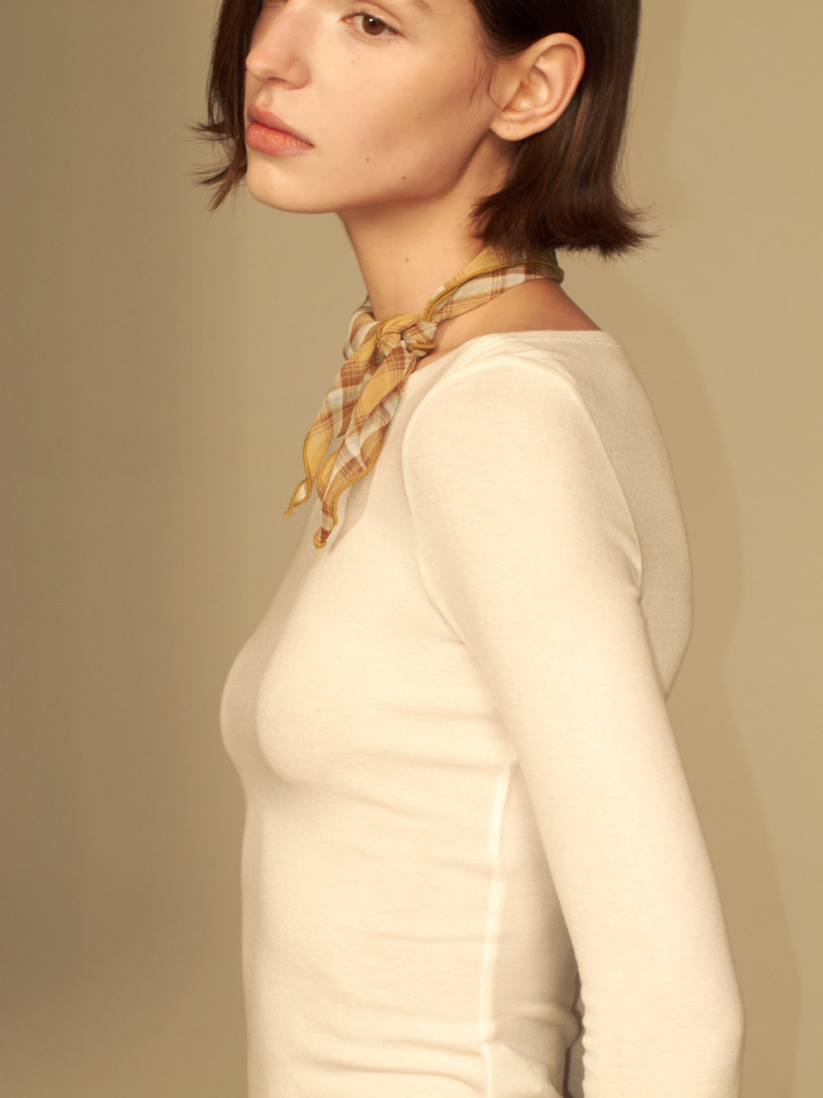 Tencel Wool Stretch Rib