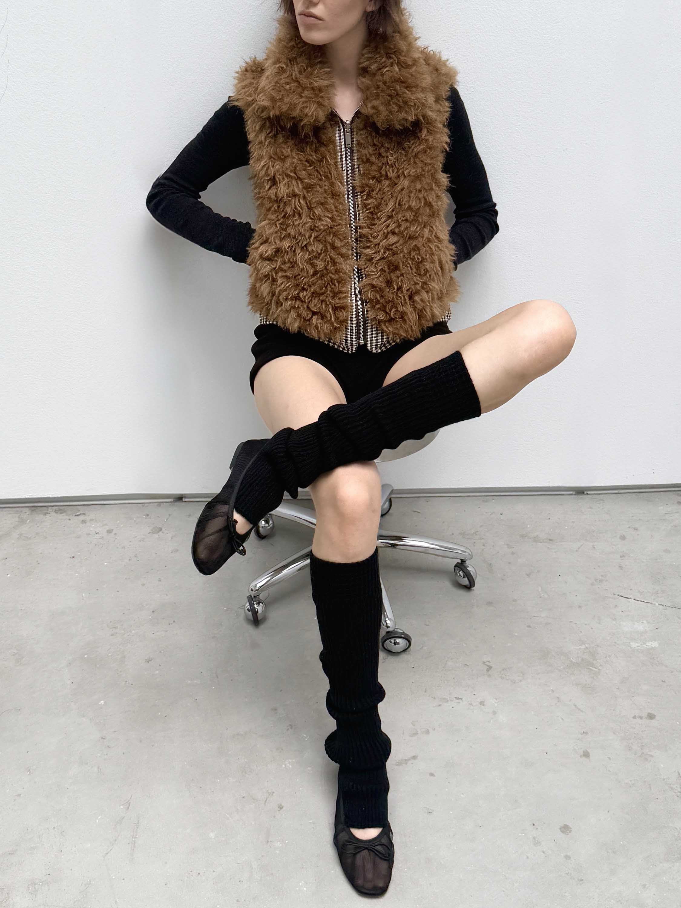 Reversible Faux Shearling Vest