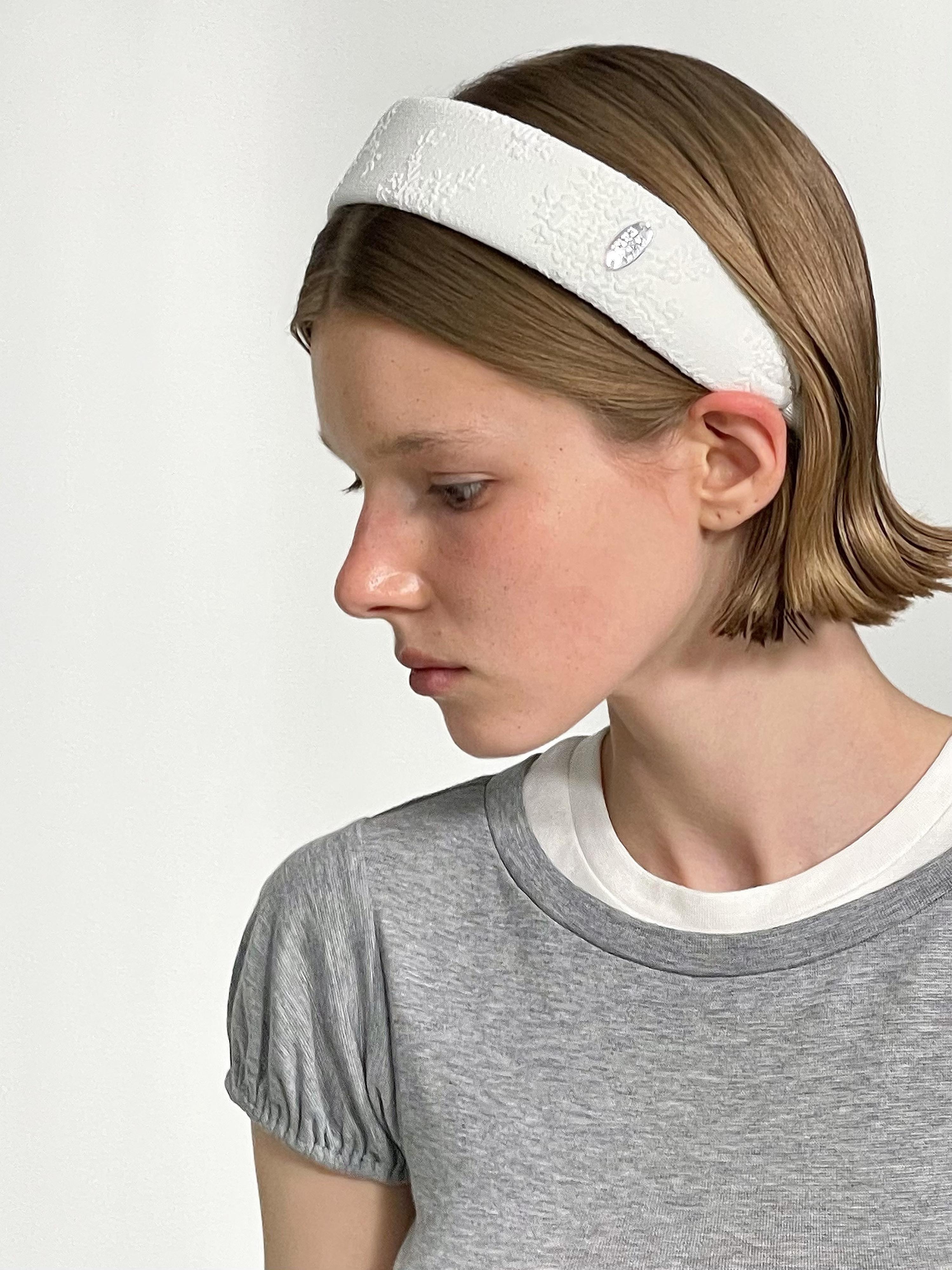 Wide Jacquard Headband