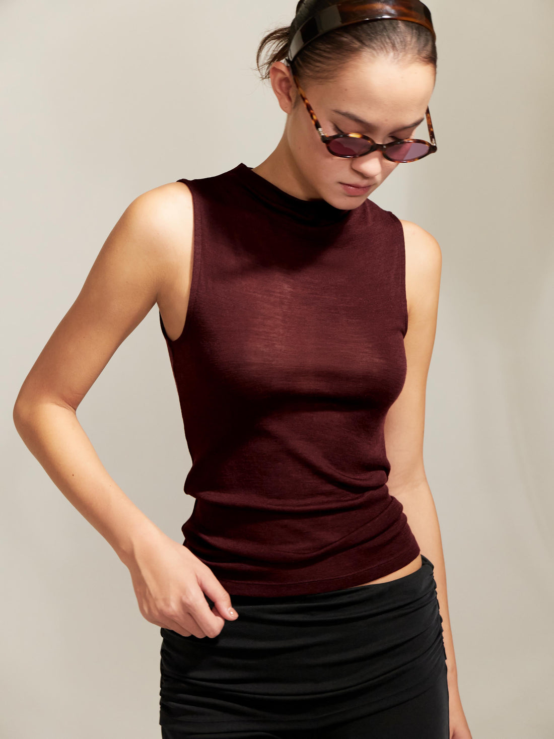 The Sheer Drape Tank