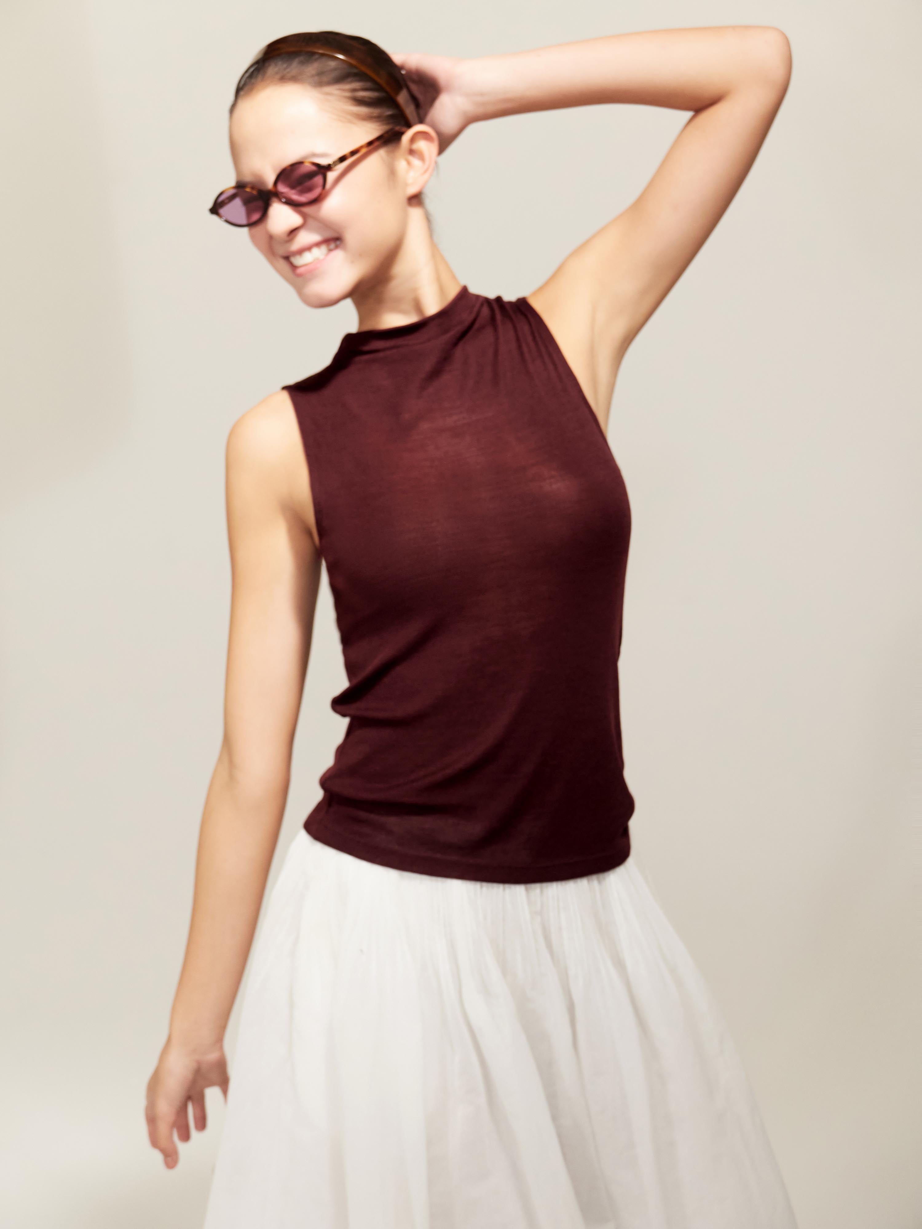 The Sheer Drape Tank