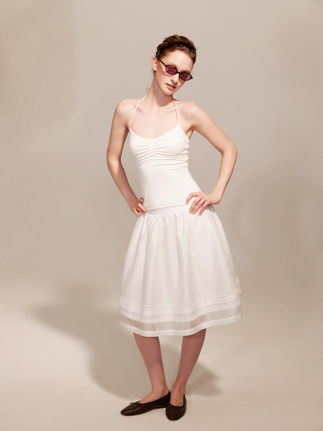 The Sheer Volume Midi Skirt
