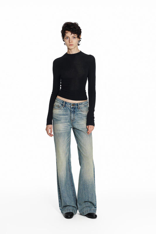 Blue Straight Jeans