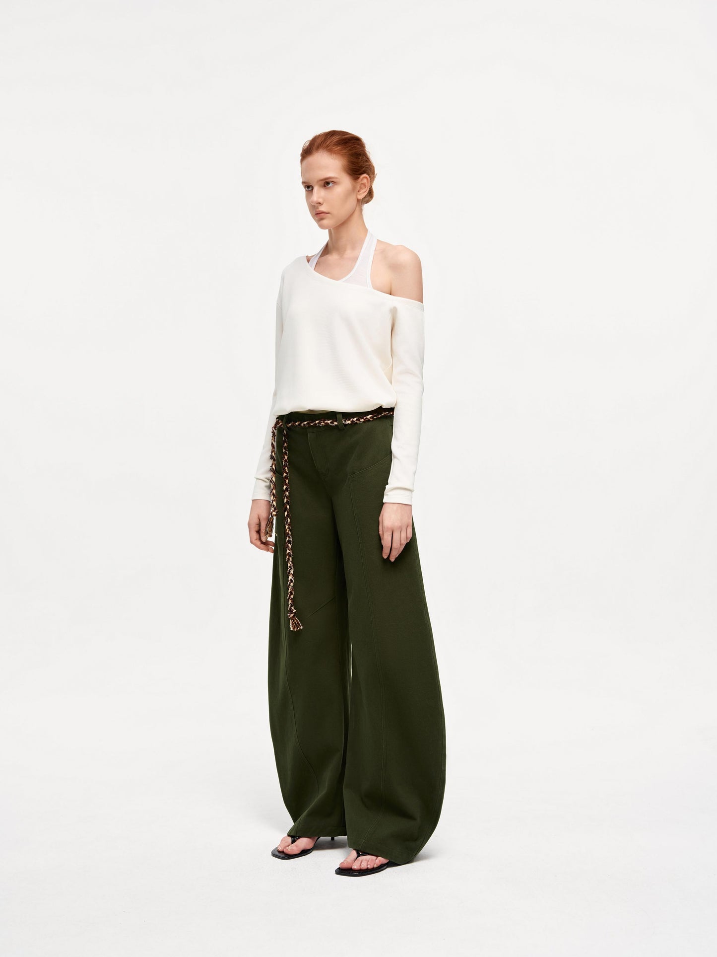 One Shoulder Sweatshirt