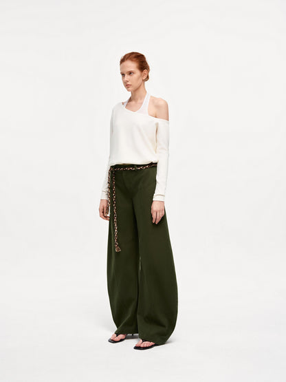 One Shoulder Sweatshirt