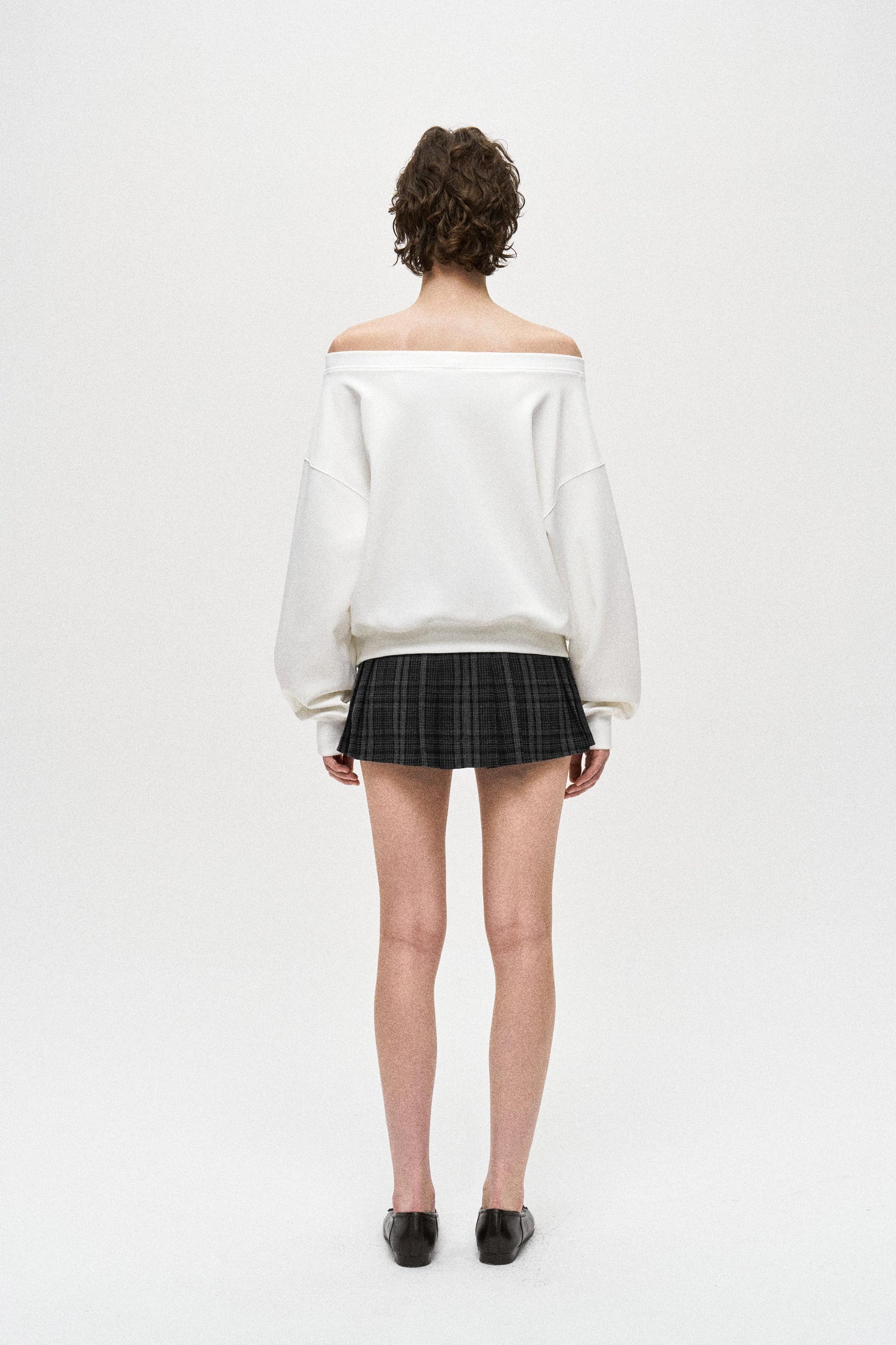 Off-Shoulder Sweatshirt