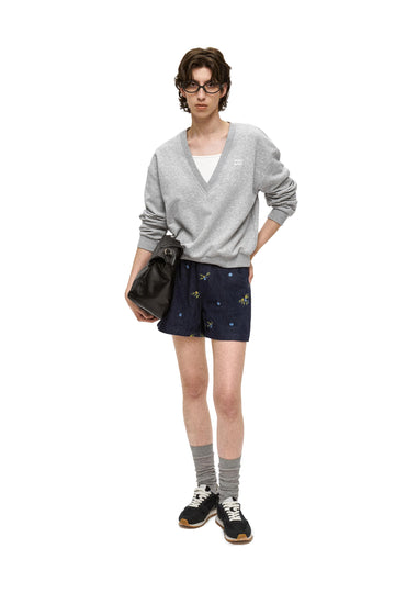 Color V-Neck Sweater