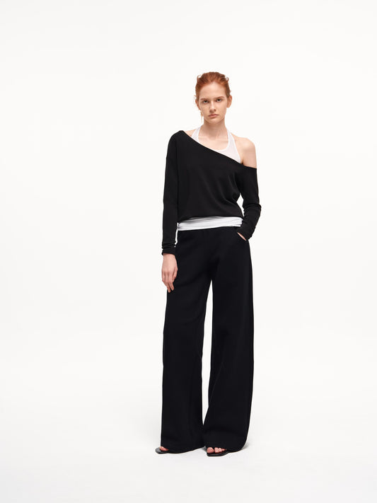 One Shoulder Sweatshirt