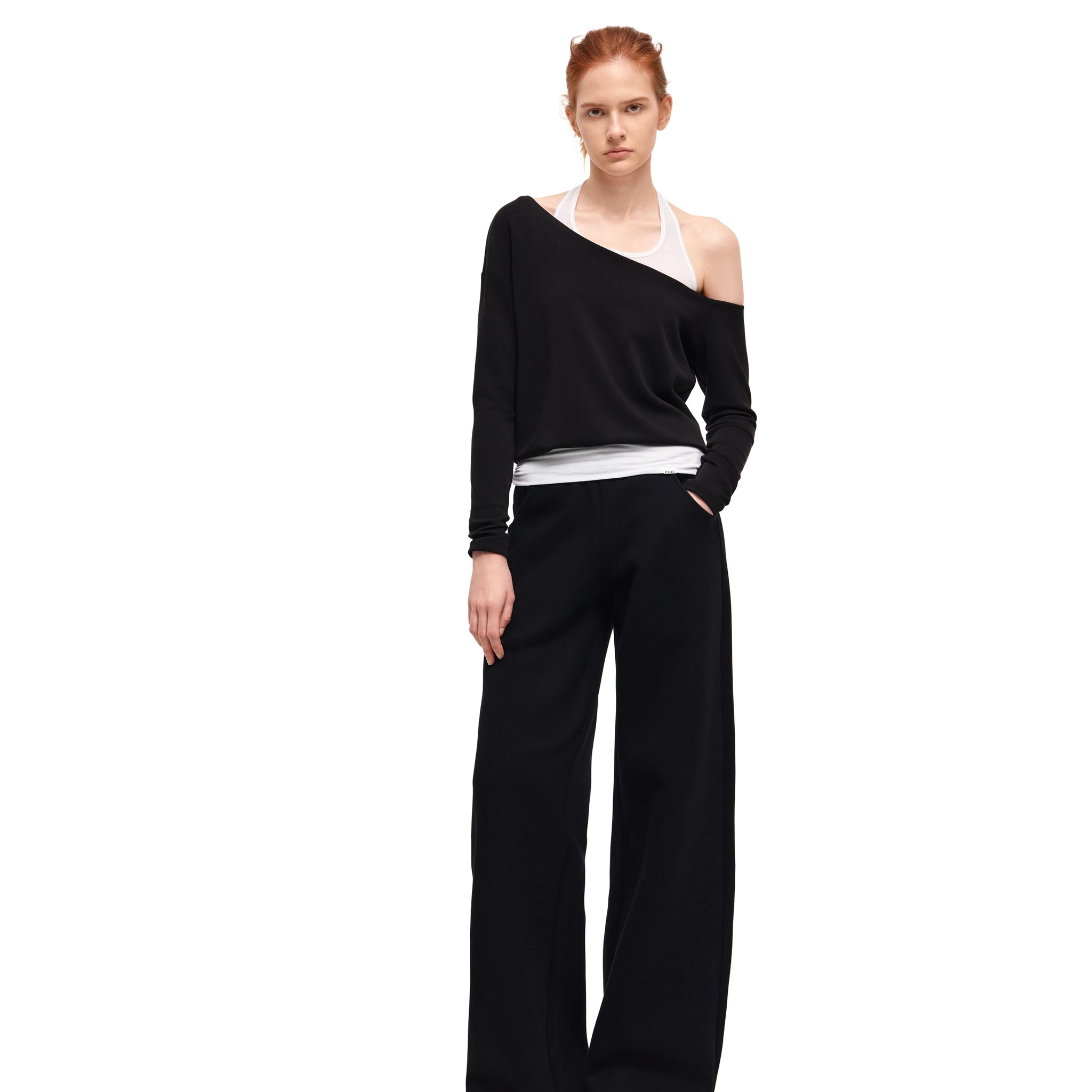 One Shoulder Sweatshirt