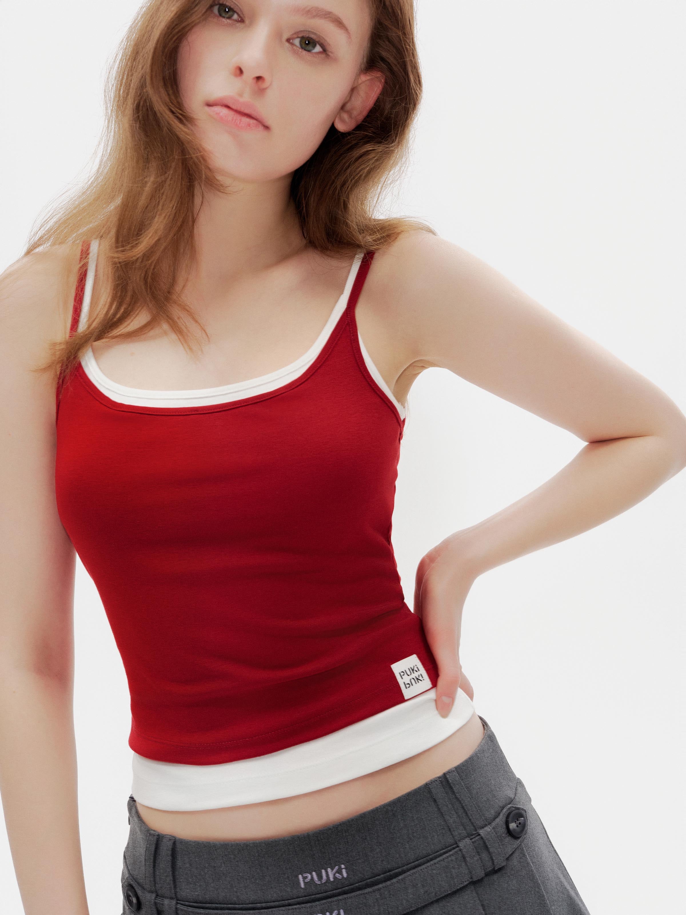 Faux-Layer Camisole