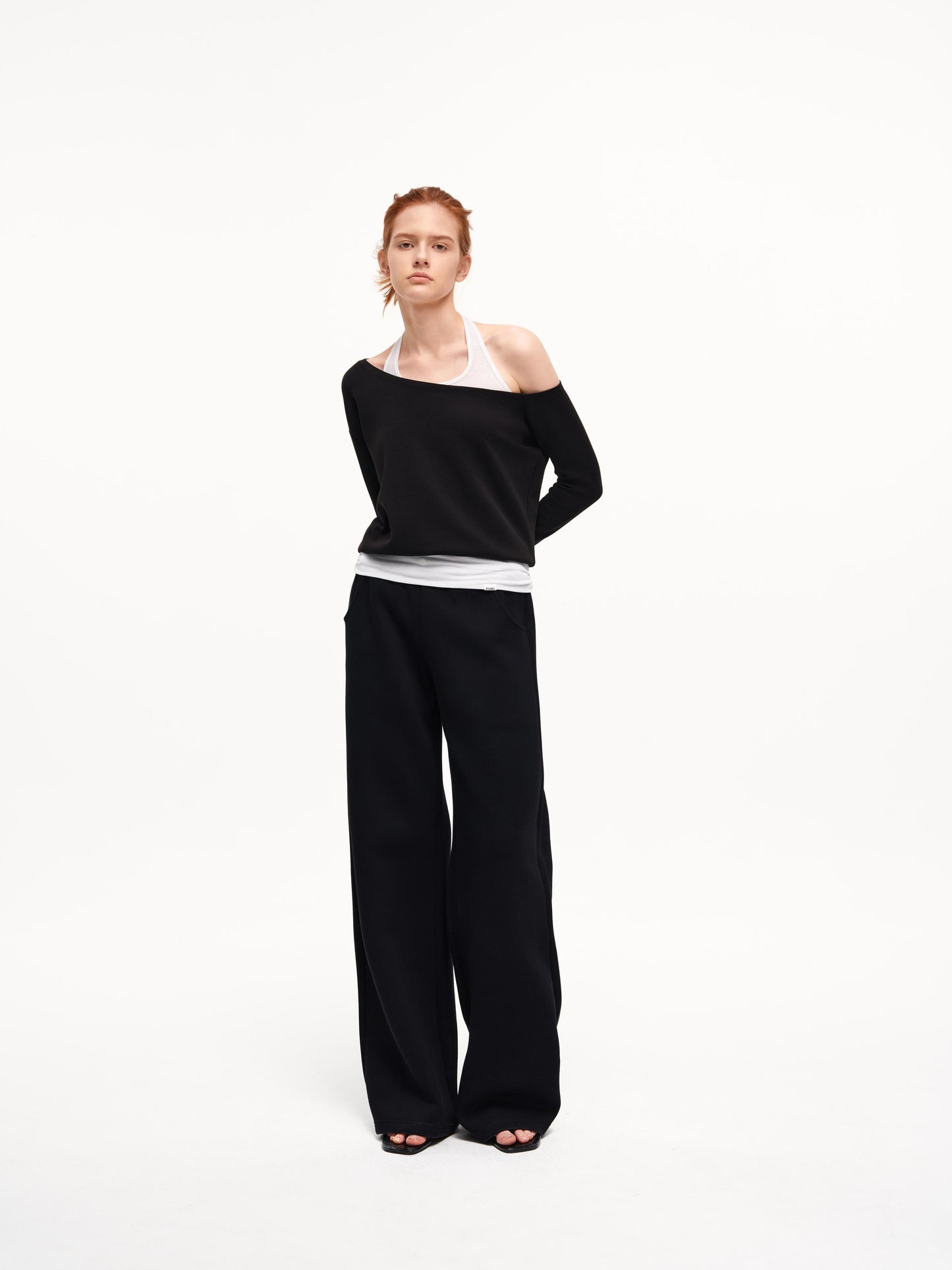One Shoulder Sweatshirt